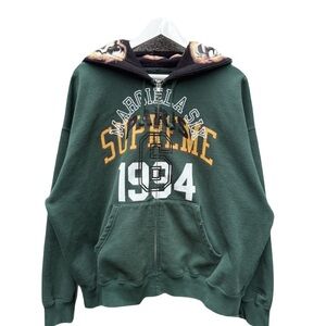 Supreme Maison Margiela Skull Zip Up Hoodie